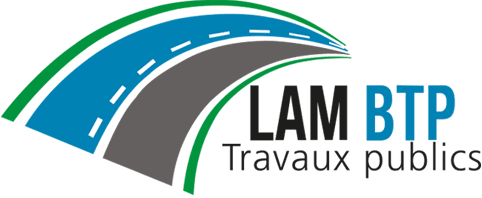 Logo LAM BTP, travaux d'enrobé
