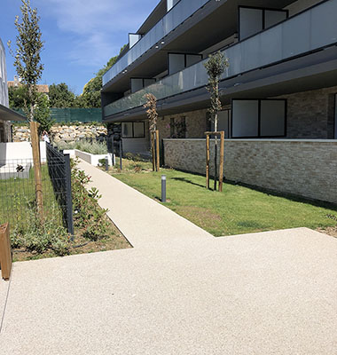 Réalisation d'un béton à Valras dans l'Hérault