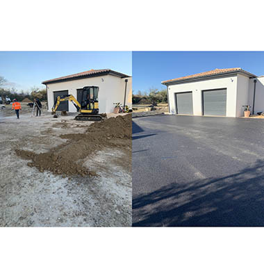 A Béziers, réalisation d'un béton coloré